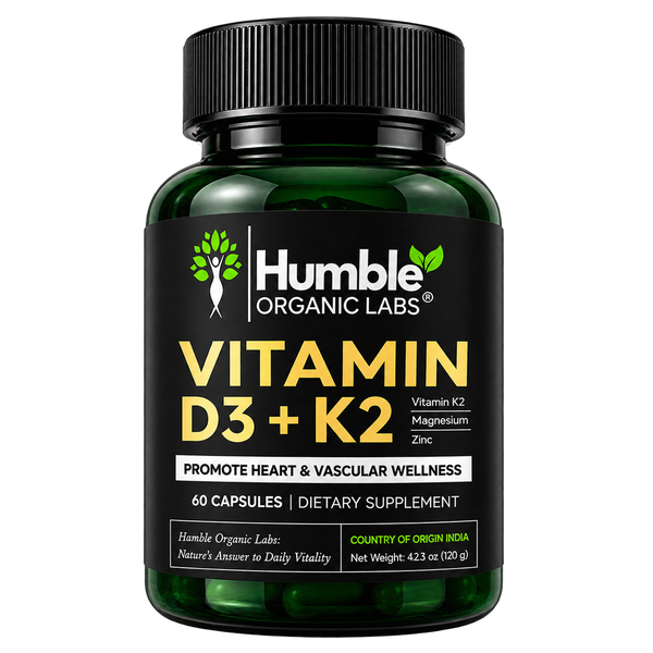 Humble Organic Labs Vitamin D3 + K2 – 60 Capsules