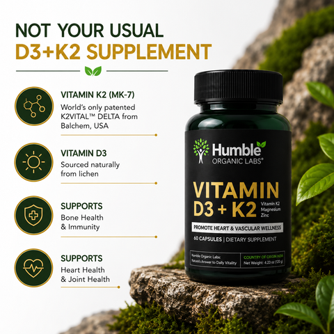 Vitamin D3 + K2 Formula – Strong Bones & Immune Health