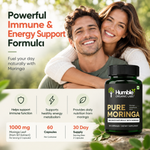 Humble Organic Labs Pure Moringa – 60 Capsules