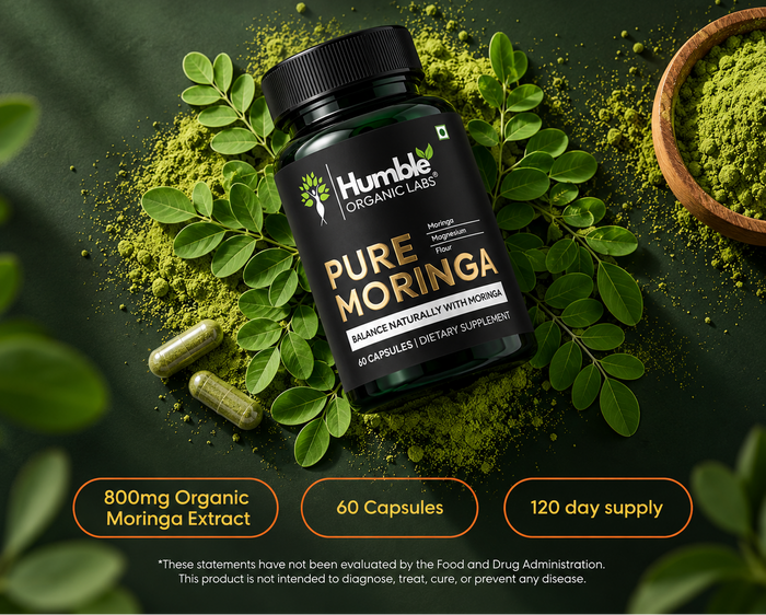 Humble Organic Labs Pure Moringa – 60 Capsules