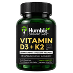 Humble Organic Labs Vitamin D3 + K2 – 60 Capsules