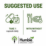 Humble Organic Labs Vitamin D3 + K2 – 60 Capsules