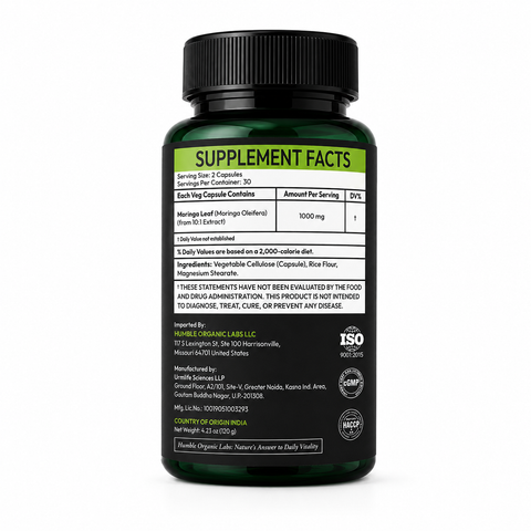 Organic Moringa Leaf Powder – Natural Energy & Daily Wellness